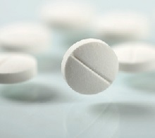 Tabletten uit een kiespijnlijst